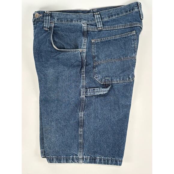 Wrangler Carpenter Jean Shorts Ladies Size 30 Waist 30” Length 21” Inseam 10” - Picture 7 of 7